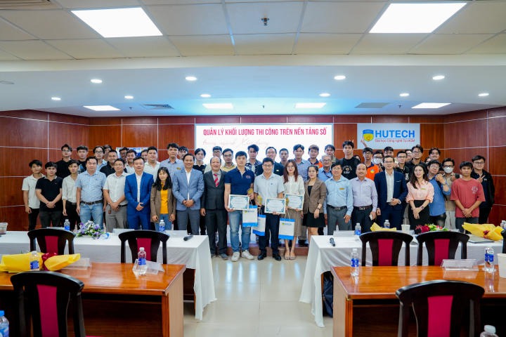 Sinh viên Khoa Xây dựng tìm hiểu về quản lý khối lượng thi công trên nền tảng số 112