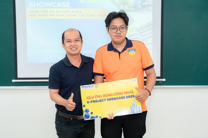Chạm ngõ nghề nghiệp từ đồ án số: Dấu ấn sinh viên Khoa Xây dựng tại BIM Project Showcase 2026 154