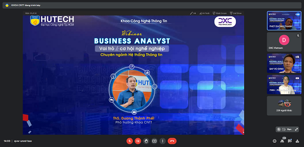 Sinh viên IT khám phá cơ hội nghề nghiệp của chuyên ngành Hệ thống thông tin tại hội thảo Business Analyst 15
