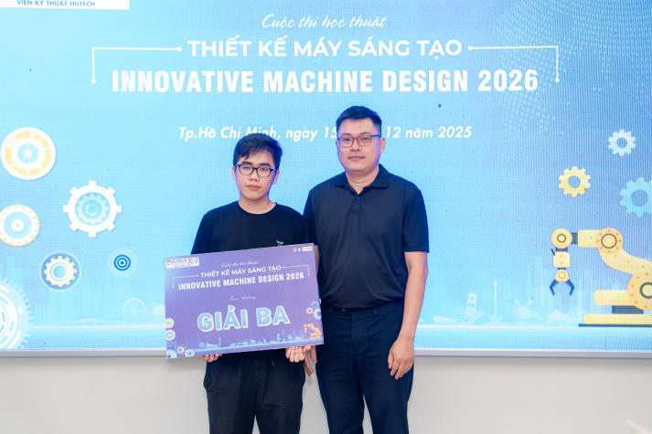 Sinh viên Viện Kỹ thuật thử thách tư duy thiết kế tại cuộc thi “Innovation Machine Design 2026” 79