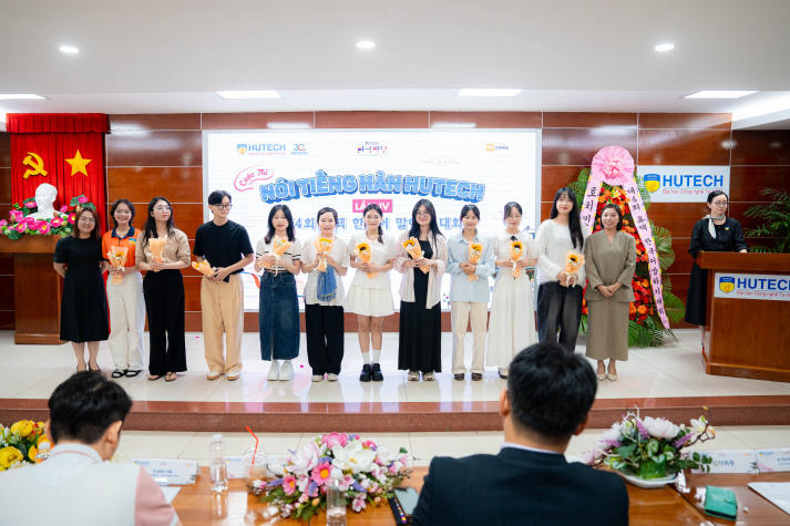 [Video] Tỏa sáng tại Chung kết, sinh viên ngành Đông phương học giành giải Nhất Cuộc thi Nói tiếng Hàn HUTECH 22