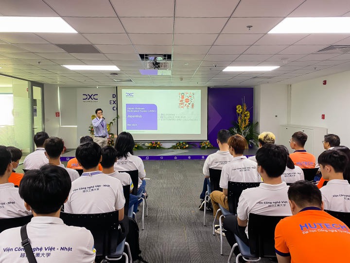 Sinh viên ngành Công nghệ thông tin VJIT tham quan Công ty DXC Việt Nam 39