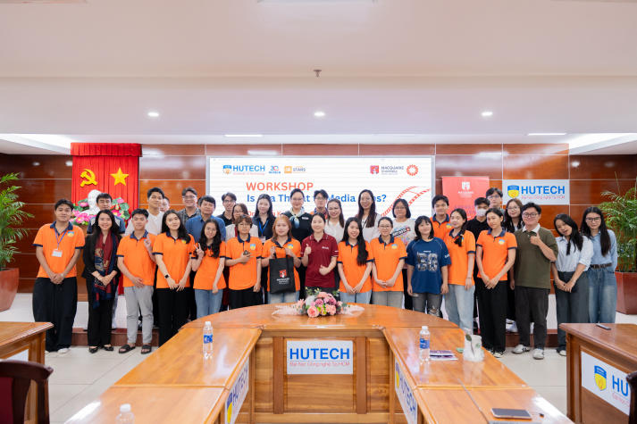 HUTECH-ers explore the potential of AI in media with expert from Macquarie University 111
