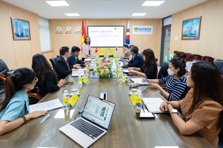 HUTECH signs MoA with Tongmyong University,  expanding international partnerships 9