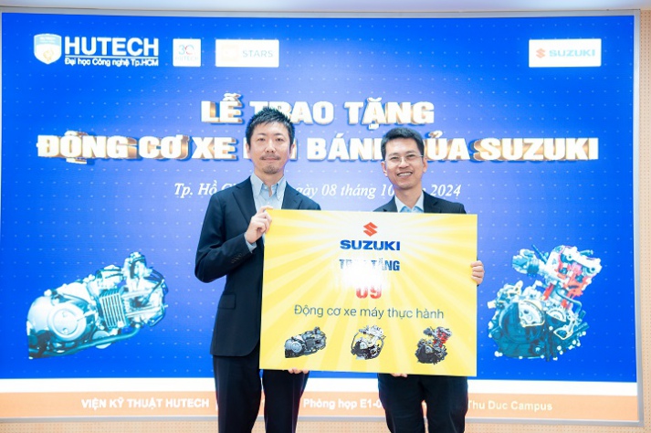 HUTECH signs MoU with Vietnam Suzuki and receives donation of two-wheeled vehicle engines 42