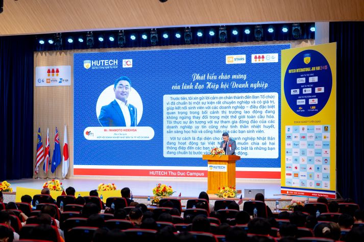 Doanh nghiệp đa quốc gia “đổ bộ” HUTECH International Job Fair 2025, mở ra hàng ngàn cơ hội nghề nghiệp cho sinh viên 25