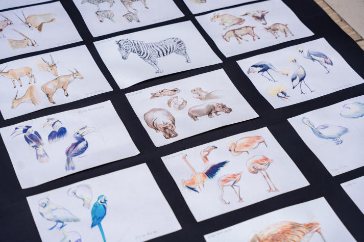 [Video] Triển lãm Hình hoạ tạo hình - Ký hoạ thiên nhiên qua góc nhìn của sinh viên Thiết kế đồ hoạ 87