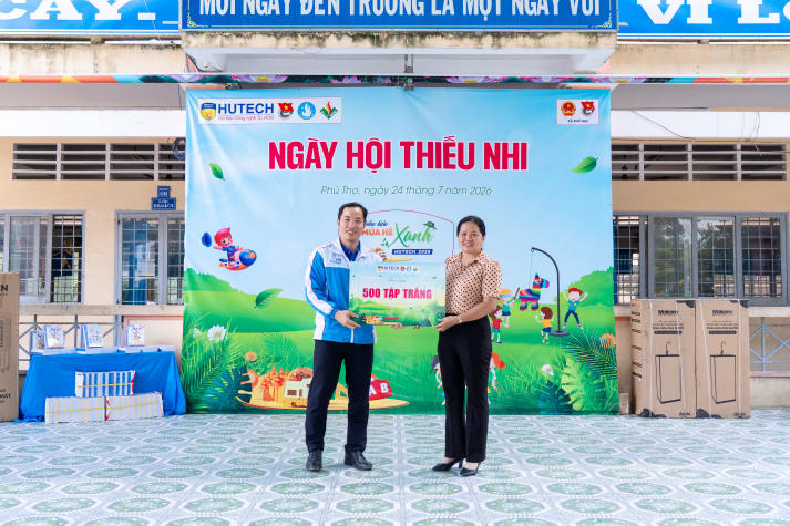 Chiến sĩ Mùa hè xanh HUTECH 2026 lan tỏa yêu thương qua chuỗi hoạt động an sinh xã hội tại Đồng Tháp 26