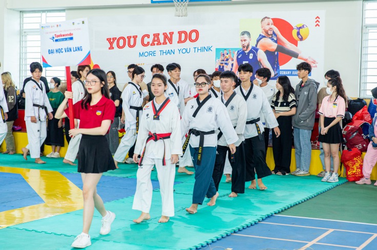 Hơn 200 vận động viên tranh tài sôi nổi tại Giải Taekwondo Sinh viên HUTECH mở rộng lần 1 61