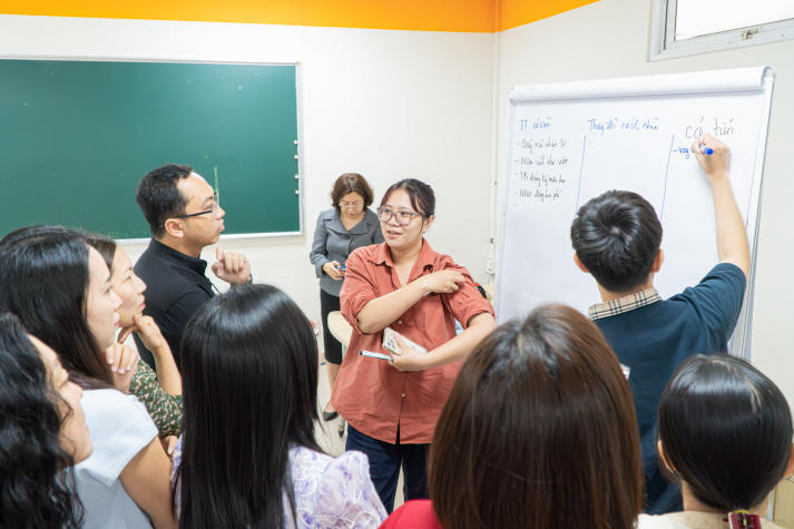 Khép lại chuỗi tập huấn dành cho Cán bộ - Giảng viên - Nhân viên HUTECH bằng hoạt động thiết kế poster ấn tượng 100