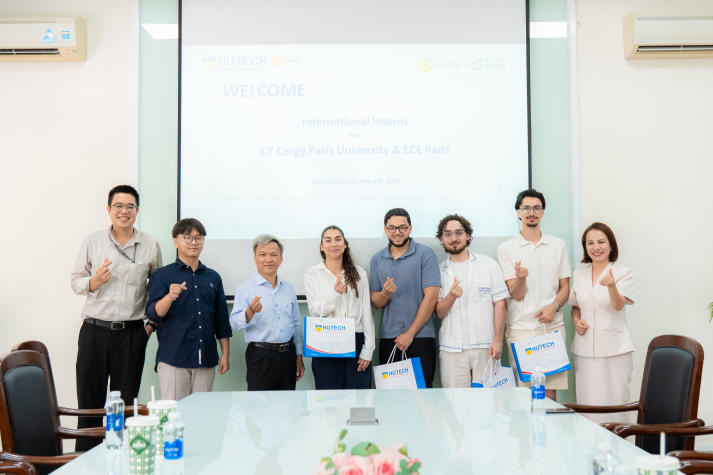 HUTECH welcomes international interns from CY Cergy Paris University and ECE Paris, France 50
