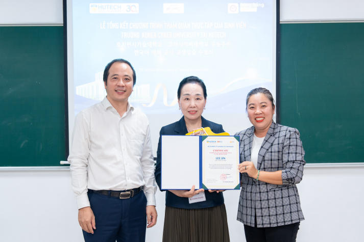 HUTECH and Korea Cyber University conclude educational exchange program 101
