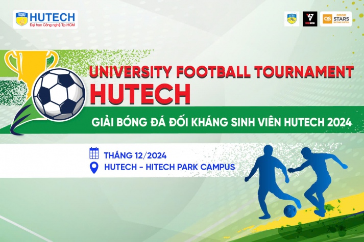 Giải Bóng đá UNIVERSITY FOOTBALL TOURNAMENT HUTECH tiếp nhận đăng ký đến 20/12 15