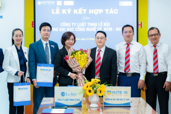 Khoa Luật HUTECH ký kết MOU với Công ty TNHH Luật Lê Bùi 95