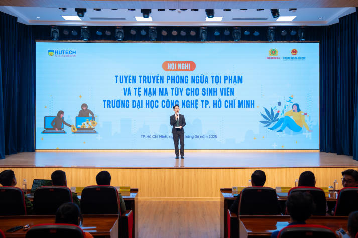 HUTECH đồng hành cùng Bộ Công an và Bộ GD&ĐT nâng cao nhận thức phòng chống tội phạm, tệ nạn ma túy cho sinh viên 8