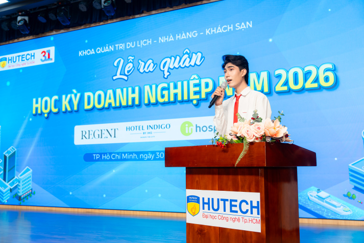 Khởi động Học kỳ doanh nghiệp 2026, sinh viên Quản trị Du lịch - Nhà hàng - Khách sạn sẵn sàng rèn nghề 31