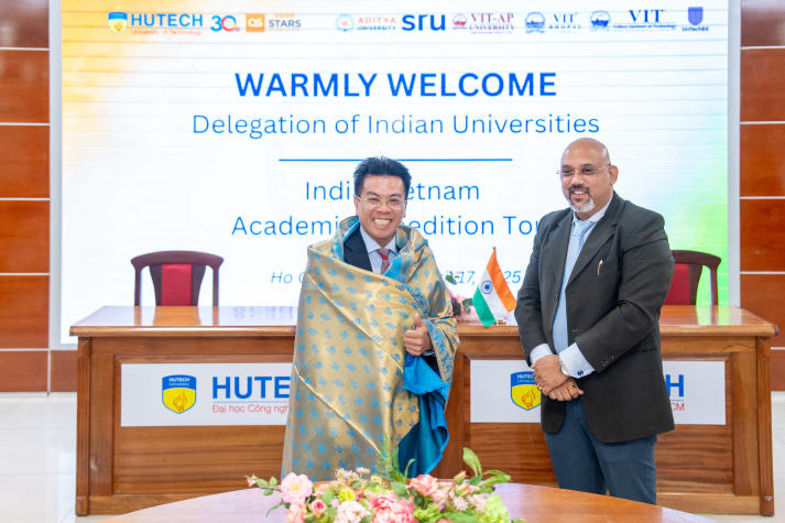 HUTECH fosters international cooperation with leading Indian universities 133