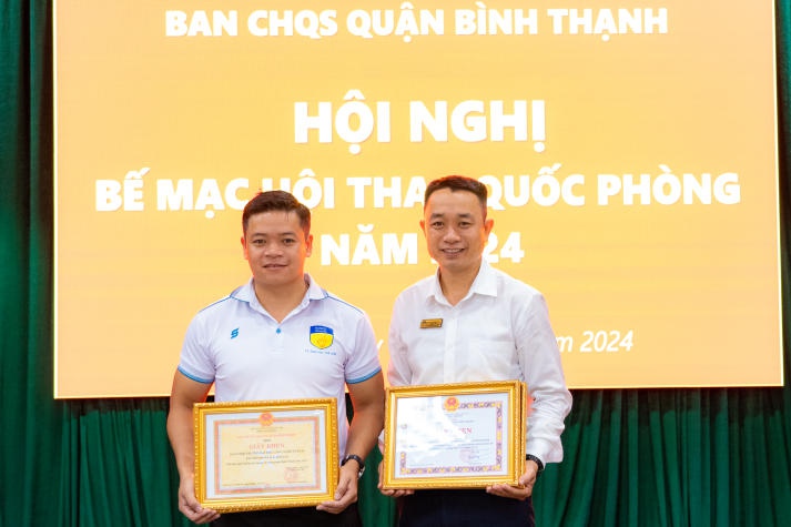 HUTECH giành nhiều giải thưởng ấn tượng tại Hội thao quốc phòng Quận Bình Thạnh 2024 114