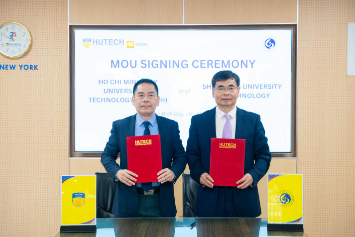 HUTECH signs MoU with Shandong University of Technology, paving the way for a tripartite cooperation model with industry partners 103