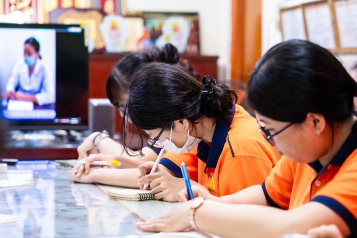 Hành trình thực tế của sinh viên Tâm lý học tại Trung tâm Điều dưỡng và Cai nghiện Ma túy Thanh Đa 60