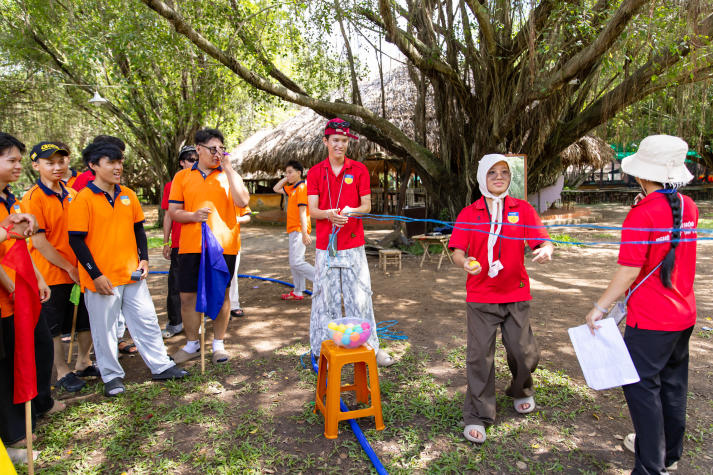 [Ảnh] Sinh viên Viện Văn hóa - Nghệ thuật - Thể thao khuấy động sức trẻ tại Hội trại kết nối CAS’s Camp 2026 40