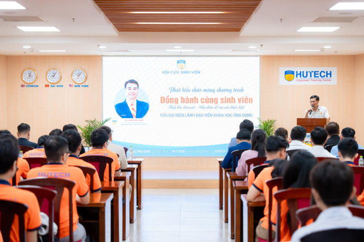 Cựu sinh viên truyền lửa đam mê, khơi dậy bản lĩnh cho sinh viên Viện Khoa học Ứng dụng 27