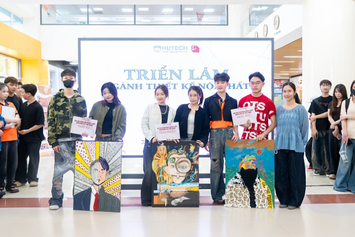 Kết nối kỹ thuật - thẩm mỹ - ứng dụng trong triển lãm của sinh viên ngành Thiết kế nội thất 221