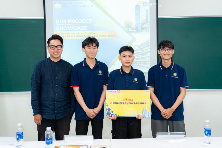 Chạm ngõ nghề nghiệp từ đồ án số: Dấu ấn sinh viên Khoa Xây dựng tại BIM Project Showcase 2026 149