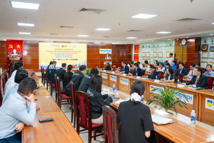 HUTECH chính thức khai mạc đánh giá ngoài 04 chương trình đào tạo trình độ Thạc sĩ theo tiêu chuẩn AUN-QA 83