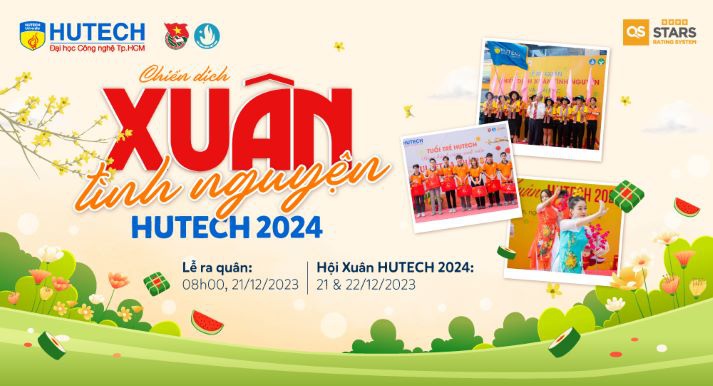 Chiến dịch Xuân tình nguyện HUTECH 2024 sẽ ra quân vào ngày 21/12 tại Saigon Campus 11