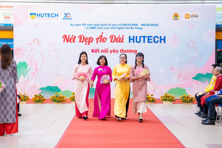 [Video] Nét đẹp Áo dài HUTECH: Sắc màu duyên dáng - lan tỏa yêu thương 34
