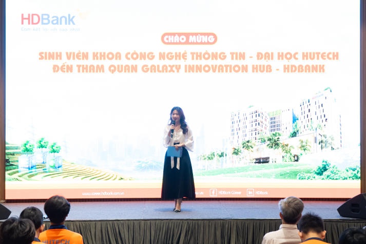 Khám phá môi trường làm việc tại Galaxy Innovation Hub - HDBank cùng sinh viên Khoa học máy tính HUTECH 30