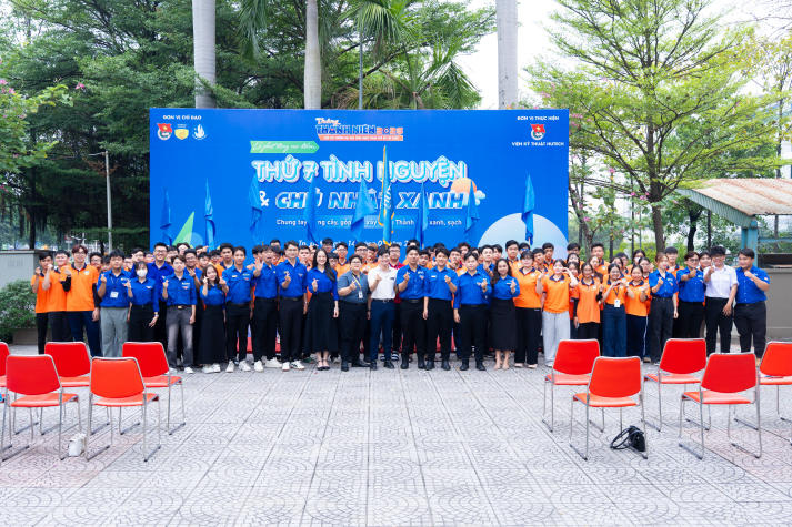 Viện Kỹ thuật phát động cao điểm tình nguyện, chung tay xây dựng môi trường xanh - sạch - đẹp 9