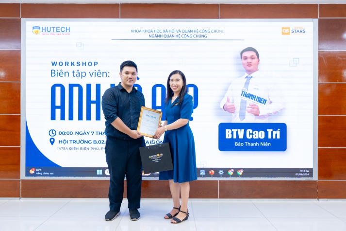 Sinh viên ngành Quan hệ công chúng HUTECH khám phá những bí mật về nghề biên tập viên 38