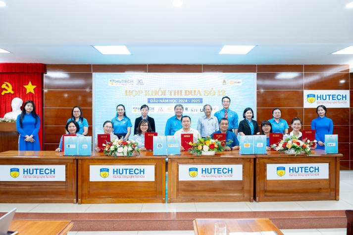 HUTECH tổ chức họp Khối thi đua 12 triển khai kế hoạch phối hợp hoạt động năm học 2024-2025 68