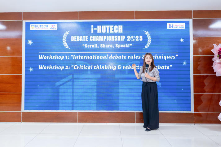 Khởi động I-HUTECH Debate Championship 2025: Sân chơi nâng tầm tư duy phản biện cho thế hệ trẻ 83