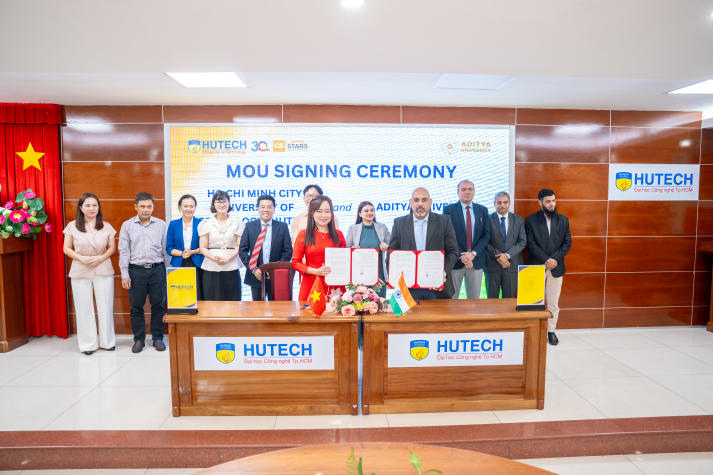 HUTECH fosters international cooperation with leading Indian universities 98