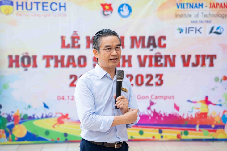 Viện Công nghệ Việt - Nhật rộn ràng khai mạc Hội thao sinh viên năm học 2022-2023 35