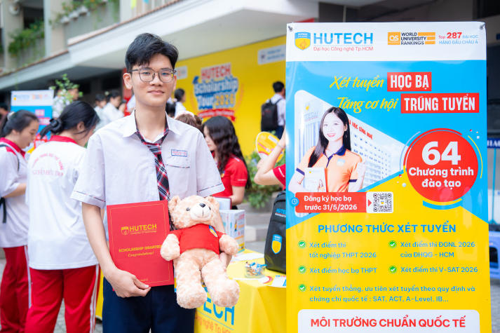 [Video] HUTECH Scholarship Tour 2026: Tiếp sức mùa thi, khơi mở lộ trình nghề nghiệp vững chắc 41