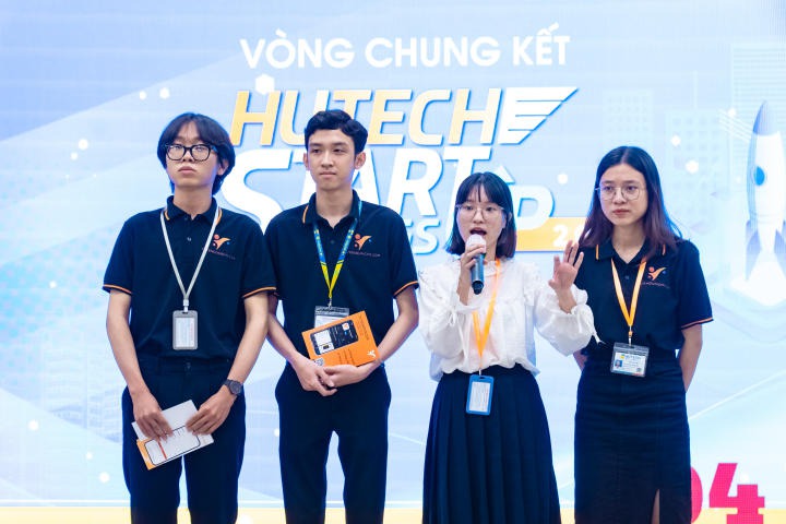 Nhóm sinh viên Khoa Tài chính - Thương mại trở thành Tân Quán quân HUTECH Startup Wings 2023 120