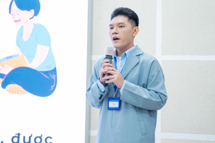 Sinh viên Tâm lý học HUTECH tổ chức talkshow tâm lý và báo cáo dự án chăm sóc sức khoẻ tinh thần “Sóng ấm lan toả” 83