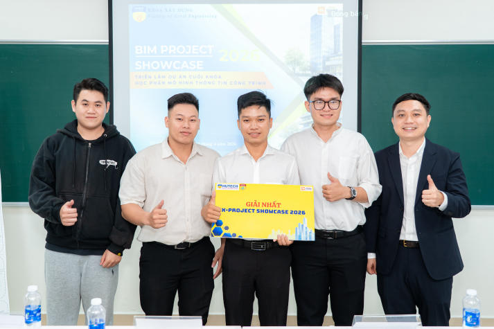 Chạm ngõ nghề nghiệp từ đồ án số: Dấu ấn sinh viên Khoa Xây dựng tại BIM Project Showcase 2026 142