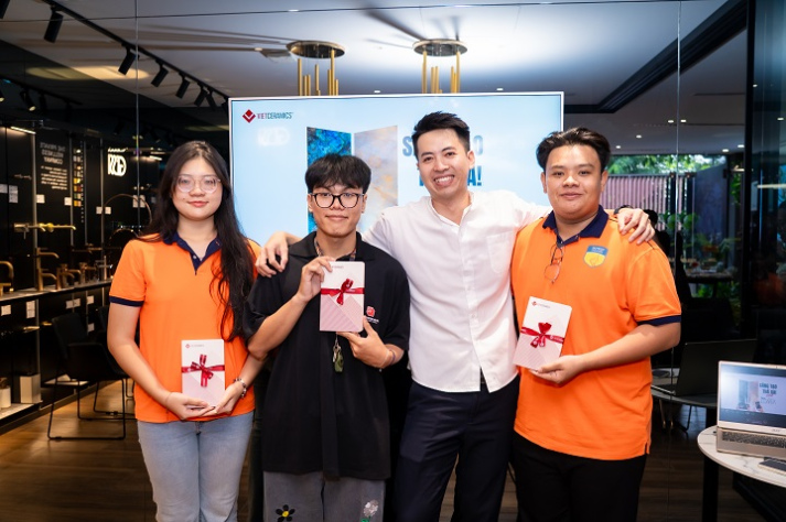 Sinh viên Kiến trúc - Nội thất trải nghiệm không gian vật liệu đẳng cấp tại Vietceramics 38