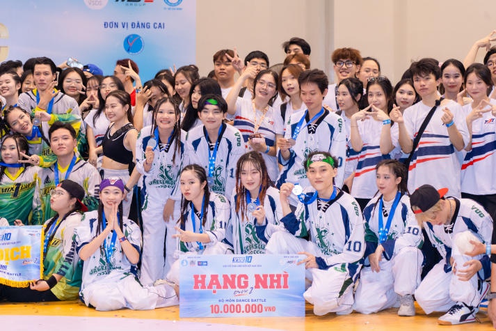 HUTECH xuất sắc giành Huy chương Bạc bộ môn Nhảy đối kháng Dance Battle tại VUG 2024 12