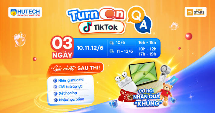 [HUTECH TIKTOK LIVE 2026] Đồng hành cùng sĩ tử 2k8 vững tâm trước kỳ thi tốt nghiệp THPT 10