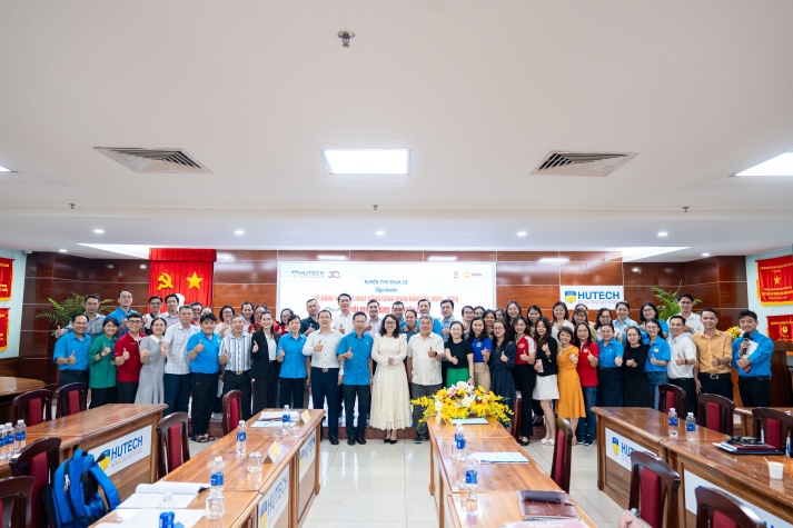 Khối thi đua 12 Liên đoàn Lao động TP.HCM nâng cao kỹ năng tổ chức hoạt động công đoàn năm học 2024-2025 tại HUTECH 71