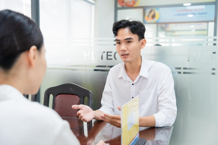 Trải nghiệm phỏng vấn cùng nhà tuyển dụng, sinh viên Khoa Tiếng Anh tăng kỹ năng nghề nghiệp 49