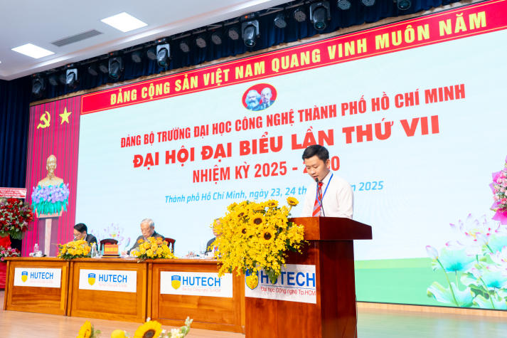 Đại hội Đại biểu Đảng bộ HUTECH lần VII: Khởi đầu vững vàng cho nhiệm kỳ 2025-2030 252
