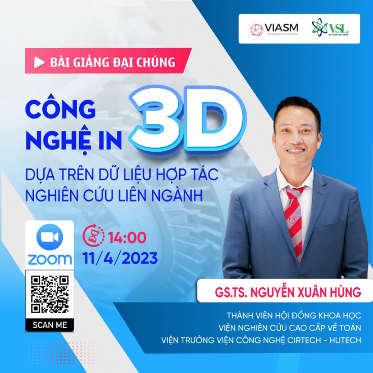 Prof. Dr. Nguyen Xuan Hung shared a public lecture on Data-Based 3D Printing Technology - Interdisciplinary Research Collaboration. 15