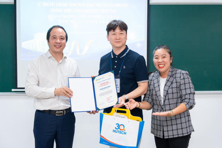 HUTECH and Korea Cyber University conclude educational exchange program 108